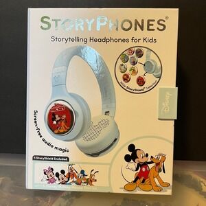 StoryPhones Bluetooth Disney Mickey Mouse Kids Headphones StoryShields Blue